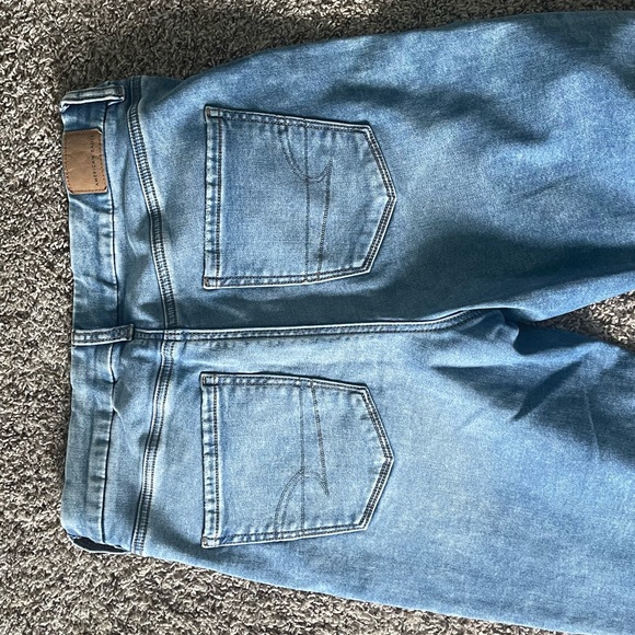 womens patched size 10 american eagle jeans - Picture 11 of 14